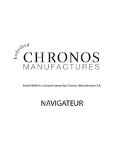 Chronos Manufactures NAVIGATEUR AB-7210 Manual De Instrucciones / Garantía Internacional