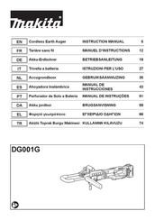 Makita DG001G Manual De Instrucciones