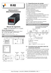 ASCON TECNOLOGIC K48 Manual De Ingeniería