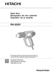 Hitachi RH 650V Instrucciones De Manejo