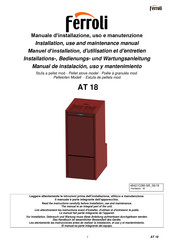 Ferroli AT 18 Manual De Instalación, Uso Y Mantenimiento