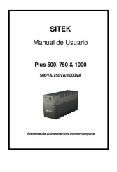 SITEK Plus 750 Manual De Usuario