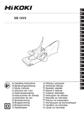 HIKOKI SB 10V2 Instrucciones De Manejo