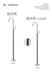 newform BLINK LUXURY 70918E Instrucciones De Montaje