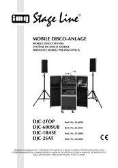 IMG STAGELINE DJC-600SUB Manual De Instrucciones