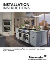 Thermador PROFESSIONAL PRO HARMONY PRL305PH Manual Del Usuario