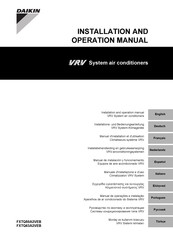 Daikin FXTQ63A2VEB Manual De Instalación Y Operación