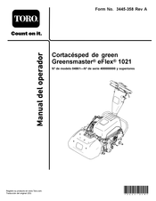 Toro Greensmaster eFlex 1021 Manual Del Operador