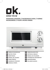 OK. OMW 170-W Manual Del Usuario