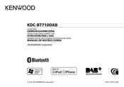 Kenwood KDC-BT710DAB Manual De Instrucciones