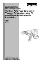 Makita XRF01 Manual De Instrucciones