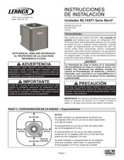 Lennox ML14XP1 Instrucciones De Instalación