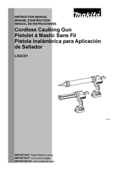 Makita LXGC01 Manual De Instrucciones