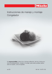 Miele 10 879 130 Instrucciones De Manejo