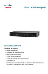 Cisco RV260 Guia De Inicio Rapido