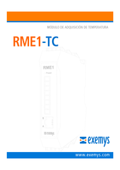 exemys RME1-TC Manual De Usuario