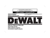 DeWalt DWE4100 Manual De Instrucciones