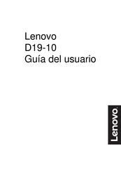 Lenovo D19-10 Guia Del Usuario