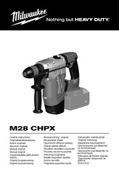 Milwaukee M28 CHPX Manual Original