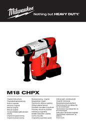 Milwaukee M18 CHPX Manual Original