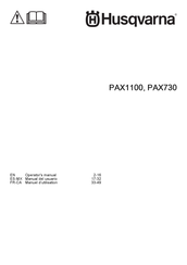 Husqvarna PAX730 Manual Del Usuario
