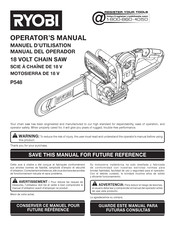 Ryobi P548 Manual Del Operador