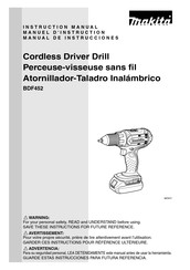 Makita BDF452 Manual De Instrucciones