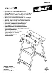 wolfcraft master 500 Manual De Instrucciones