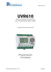 Technische Alternative UVR610 Manual De Instrucciones