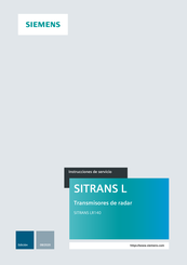 Siemens SITRANS LR140 Instrucciones De Servicio