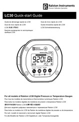 Ralston Instruments LC30 Guia De Inicio Rapido