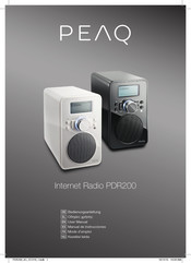 Peaq PDR200 Manual De Instrucciones