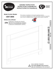 South Shore 3840 Instrucciones De Ensamblaje