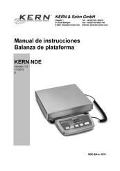 KERN NDE150K50IP Manual De Instrucciones