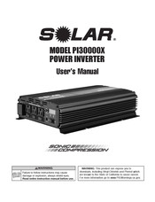 Solar PI30000 Serie Manual Del Usuario