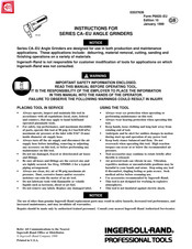 Ingersoll Rand CA120RS4MC-EU Manual De Instrucciones