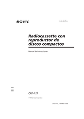 Sony CFD-121 Manual De Instrucciones