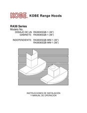 KOBE RA3836SQB-1 Instrucciones De Instalación Y Manual De Operación