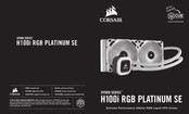 Corsair H100i RGB PLATINUM SE Manual De Instrucciones