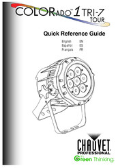 Chauvet Colorado 1 Tri-7 TOUR Guía De Referencia Rápida