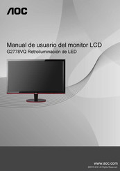 AOC G2778VQ Manual De Usuario