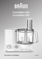 Braun CombiMax 600 Manual De Instrucciones