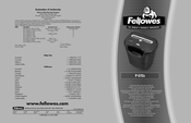 Fellowes P-57Cs Manual Del Usuario