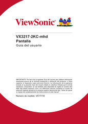 ViewSonic VX3217-2KC-mhd Guia Del Usuario