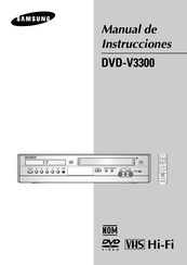 Samsung DVD-V3300 Manual De Instrucciones