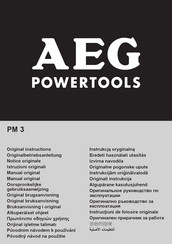 AEG PM 3 Manual Origina