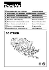 Makita 5017RKB Manual De Instrucciones