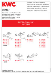 KWC STAR K.11.42.52 Instrucciones De Montaje Y Servicio
