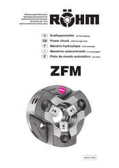 Rohm ZFM Instrucciones De Servicio