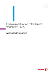 Xerox VersaLink C605 Manual Del Usuario